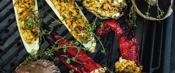 Grillowane warzywa nadziewane kaszą jaglaną Halina BIO