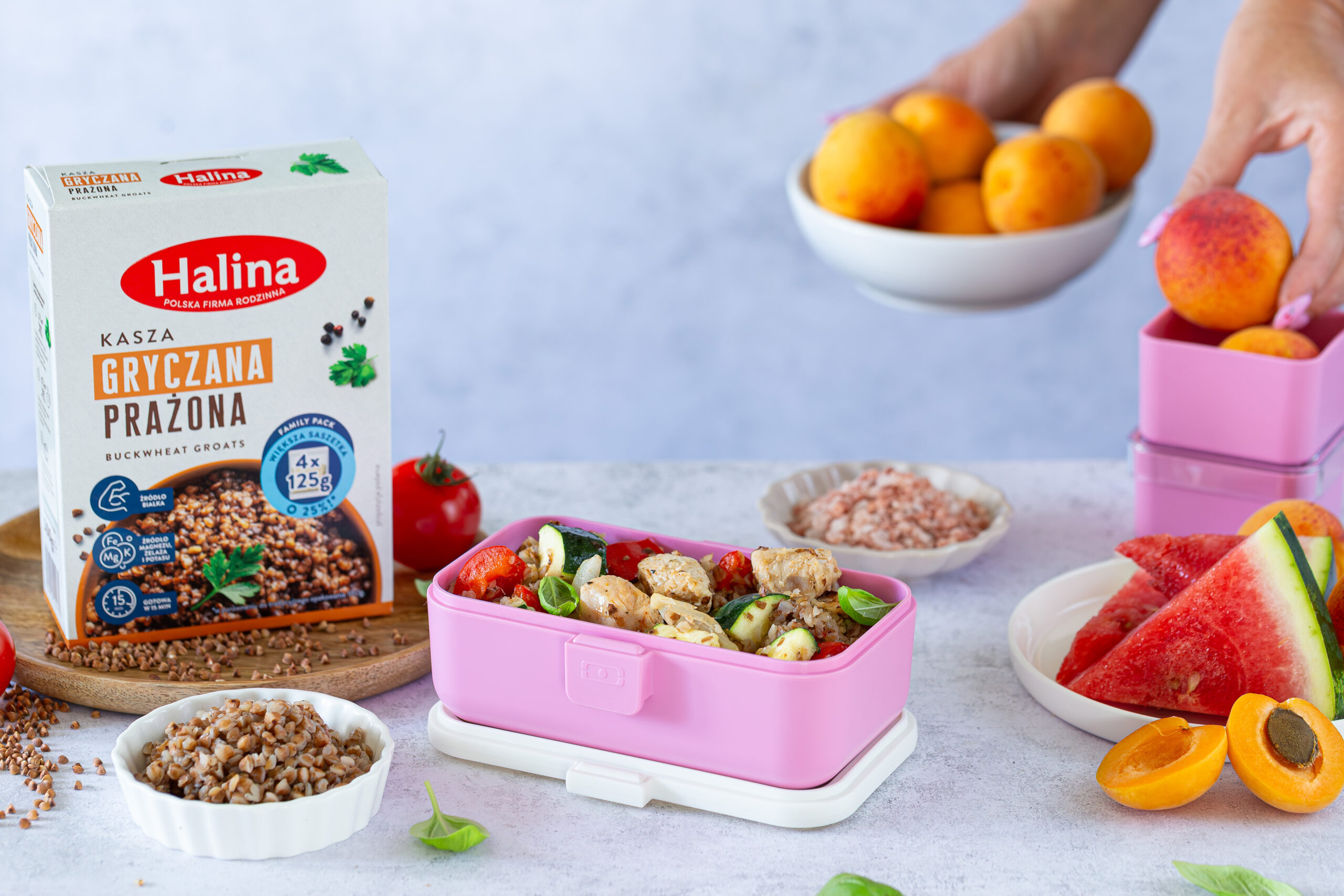 Lunchbox z kaszą gryczaną