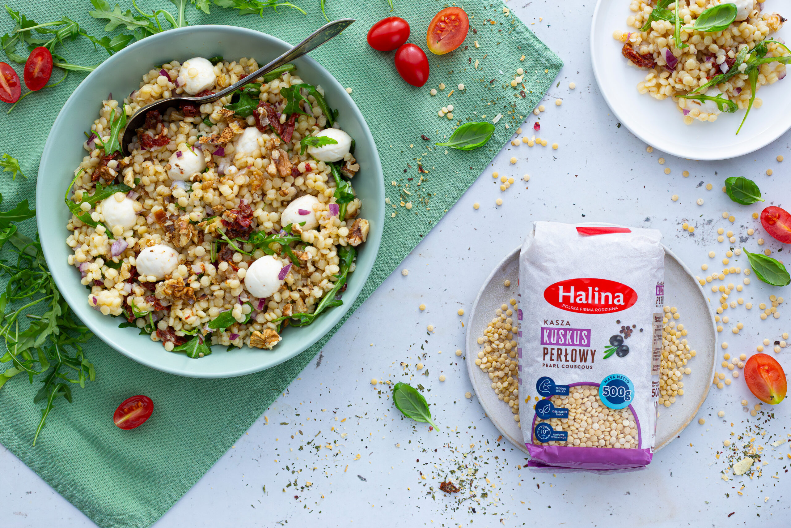 Sałatka z kuskusem perłowym